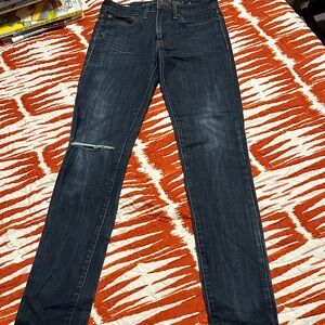 American Eagle Outfitters Women's Dark Blue Skinny Jeans